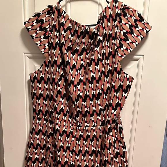 Anthropologie The Cecily Fit & Flare Sweetheart Dress Sz Plus 2X Brown ND408 NWT - Picture 5 of 6